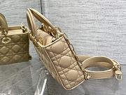 Bagsaaa Dior Lady D - Joy Medium Beige Bag - 26 x 13.5 x 5 cm - 6