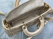 Bagsaaa Dior Lady D - Joy Medium Beige Bag - 26 x 13.5 x 5 cm - 2