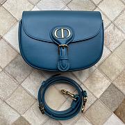 	 Bagsaaa Dior Medium Bobby Dark Blue Bag - 22 x 17 x 6 cm - 1