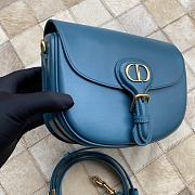 	 Bagsaaa Dior Medium Bobby Dark Blue Bag - 22 x 17 x 6 cm - 6