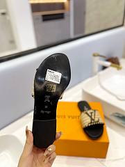 Bagsaaa Louis Vuitton Flat Slides Black - 6