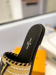 Bagsaaa Louis Vuitton Flat Slides Black - 4
