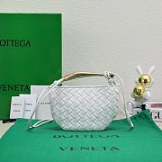Bagsaaa Bottega Veneta Sardine Top Handle White Bag - 20*12*2.5cm - 1