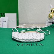 Bagsaaa Bottega Veneta Sardine Top Handle White Bag - 20*12*2.5cm - 5