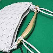 Bagsaaa Bottega Veneta Sardine Top Handle White Bag - 20*12*2.5cm - 3