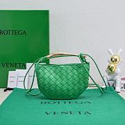 	 Bagsaaa Bottega Veneta Sardine Top Handle Green Bag - 20*12*2.5cm - 1