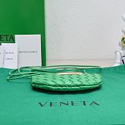 	 Bagsaaa Bottega Veneta Sardine Top Handle Green Bag - 20*12*2.5cm - 6