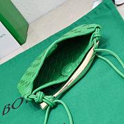 	 Bagsaaa Bottega Veneta Sardine Top Handle Green Bag - 20*12*2.5cm - 5
