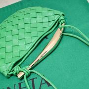 	 Bagsaaa Bottega Veneta Sardine Top Handle Green Bag - 20*12*2.5cm - 4