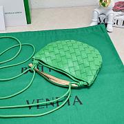 	 Bagsaaa Bottega Veneta Sardine Top Handle Green Bag - 20*12*2.5cm - 2