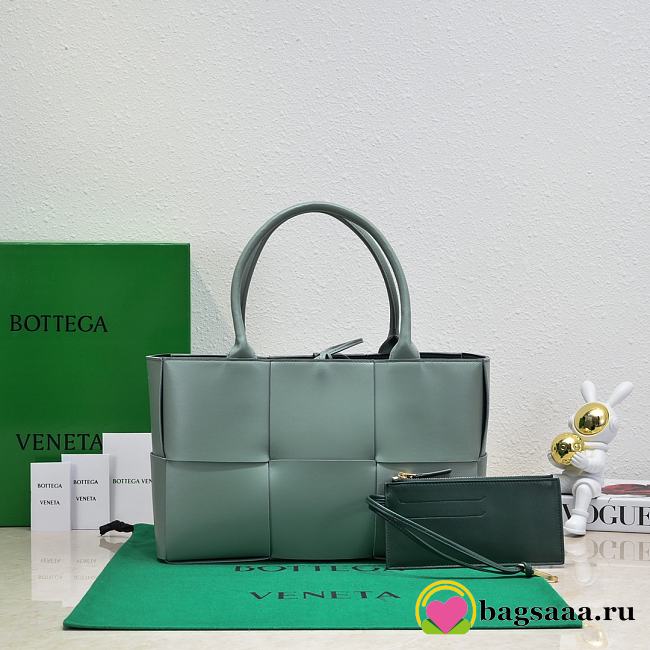 	 Bagsaaa Bottega Veneta Arco Tote Dark Green Bag - 36*24*12cm - 1