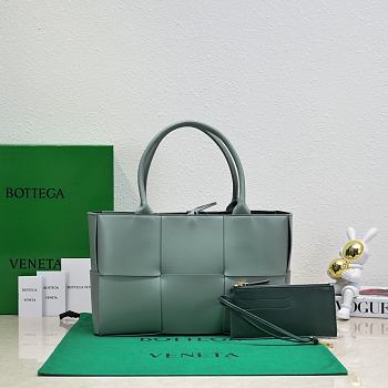 	 Bagsaaa Bottega Veneta Arco Tote Dark Green Bag - 36*24*12cm