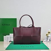 	 Bagsaaa Bottega Veneta Arco Tote Burgundy Bag - 36*24*12cm - 2
