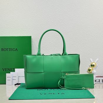 	 Bagsaaa Bottega Veneta Arco Tote Green Bag - 36*24*12cm