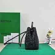 Bagsaaa Bottega Veneta Andiamo Medium black leather tote bag - 19*25*10.5cm - 5