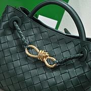 	 Bagsaaa Bottega Veneta Andiamo Medium dark green leather tote bag - 19*25*10.5cm - 3