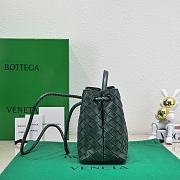 	 Bagsaaa Bottega Veneta Andiamo Medium dark green leather tote bag - 19*25*10.5cm - 2