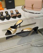 	 Bagsaaa YSL Gold Mules - 5