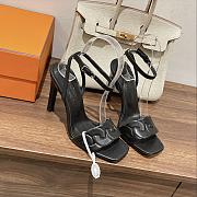 Bagsaaa Hermes Chaine Dancre Black Sandals  - 2