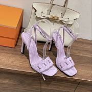 	 Bagsaaa Hermes Chaine Dancre Purple Sandals - 6