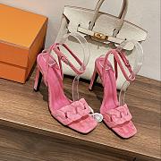 	 Bagsaaa Hermes Chaine Dancre Pink Sandals - 3