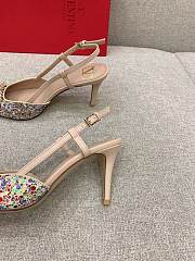 Bagsaaa Valentino VLOGO GLOW Crystal SLINGBACK MULTICOLOR PUMP 80 MM  - 5