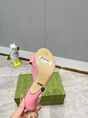	 Bagsaaa Gucci Leather Pink Mules - 3