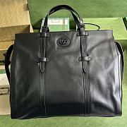 Bagsaaa Gucci Duffel Black Bag - 47x 36x 24cm - 1