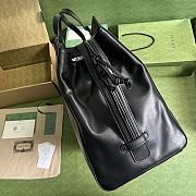 Bagsaaa Gucci Duffel Black Bag - 47x 36x 24cm - 4