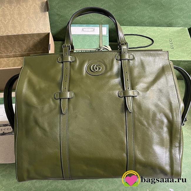 	 Bagsaaa Gucci Duffel Green Bag - 47x 36x 24cm - 1