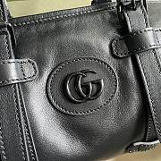	 Bagsaaa Gucci Small duffle bag with tonal Double G Black - 28.5x 16x 16cm - 5