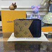 Bagsaaa Louis Vuitton Romy Monogram Card Holder 5 colors - 12 x 8 x 0.8 cm - 1