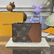 Bagsaaa Louis Vuitton Romy Monogram Card Holder 5 colors - 12 x 8 x 0.8 cm - 4