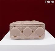 Bagsaaa Dior Lady 95.22 Nude Bag Gold Hardware - 30×19×12cm - 6