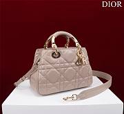 Bagsaaa Dior Lady 95.22 Nude Bag Gold Hardware - 30×19×12cm - 4
