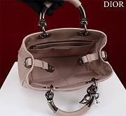 	 Bagsaaa Dior Lady 95.22 Nude Bag Black Hardware - 30×19×12cm - 2