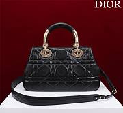 	 Bagsaaa Dior Lady 95.22 Black Bag Gold Hardware - 30×19×12cm - 2