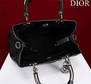 	 Bagsaaa Dior Lady 95.22 Black Bag Black Hardware - 30×19×12cm - 3