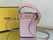 	 Bagsaaa Fendi Mon Tresor Pink canvas FF mini bag - 18*10*12cm - 6