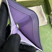 Bagsaaa Gucci Ophidia jumbo GG card case purple - W11cm x H8.5cm x D3cm - 5