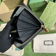 Bagsaaa Gucci GG Marmont Zippy Black Wallet - 19.5x 111x 3cm - 6