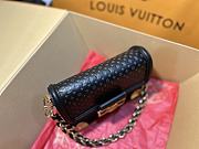 Bagsaaa Louis Vuitton Dauphine MM Black Calfskin - 17 x 25 x 10.5 cm - 5