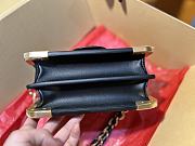 Bagsaaa Louis Vuitton Dauphine MM Black Calfskin - 17 x 25 x 10.5 cm - 3