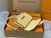	 Bagsaaa Louis Vuitton Dauphine MM Yellow Calfskin - 17 x 25 x 10.5 cm - 5