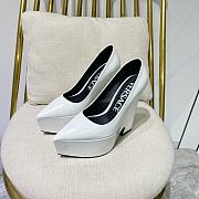 	 Bagsaaa Versace White Leather Heel - 3