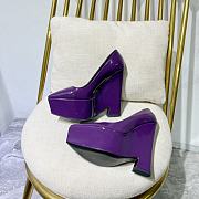 	 Bagsaaa Versace Purple Leather Heel - 4