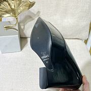 	 Bagsaaa Versace Black Leather Heel - 6