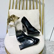 	 Bagsaaa Versace Black Leather Heel - 5