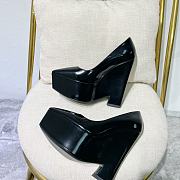 	 Bagsaaa Versace Black Leather Heel - 4