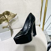 	 Bagsaaa Versace Black Leather Heel - 2